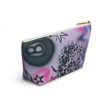 "onyx cheetah" airbrush makeup pouch