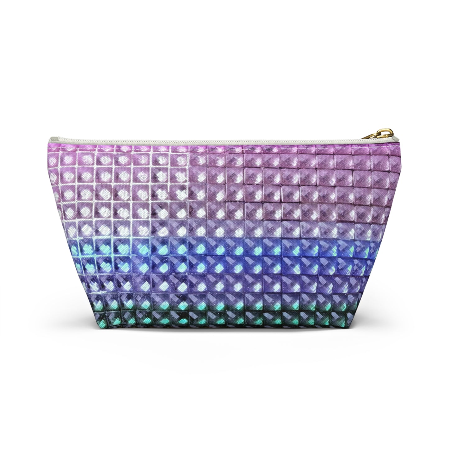 "multicolor studs" airbrush makeup pouch