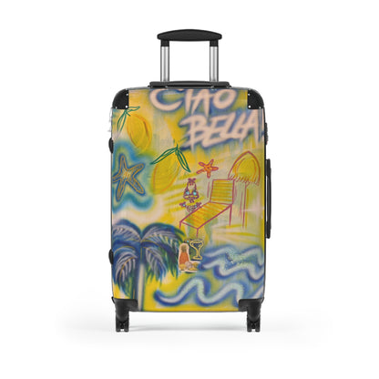"ciao bella" airbrush suitcase