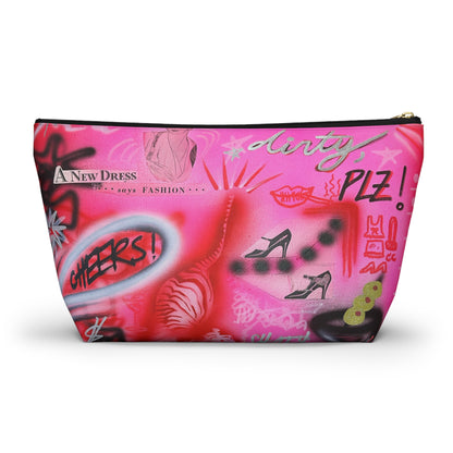 "extra dirty, plz" airbrush makeup pouch