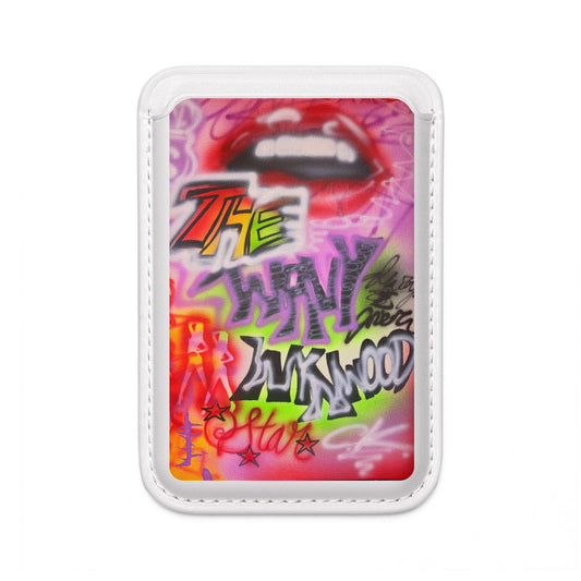 "wynwood gold" airbrush vegan wallet (Magsafe® Compatible)