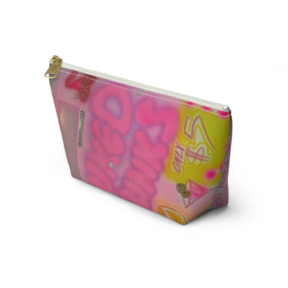 "mixed drinks" airbrush makeup pouch