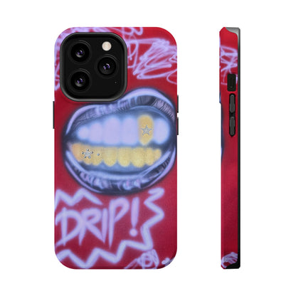 MagSafe "tooth drip" airbrush iPhone case