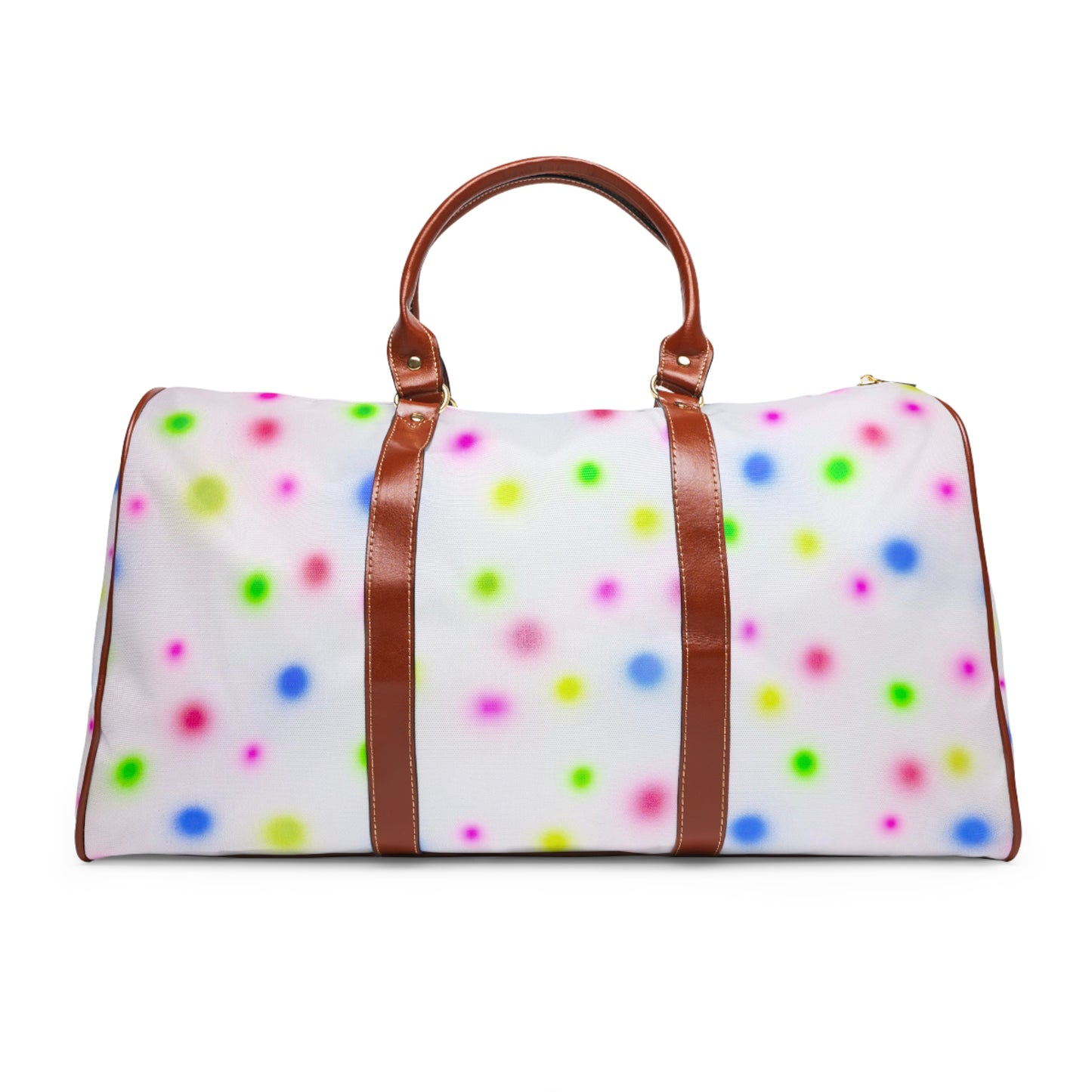 "birthday cake polka dot" airbrush waterproof travel bag