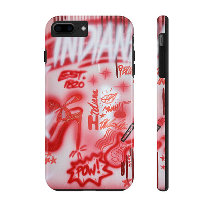 "indiana" airbrush iPhone case