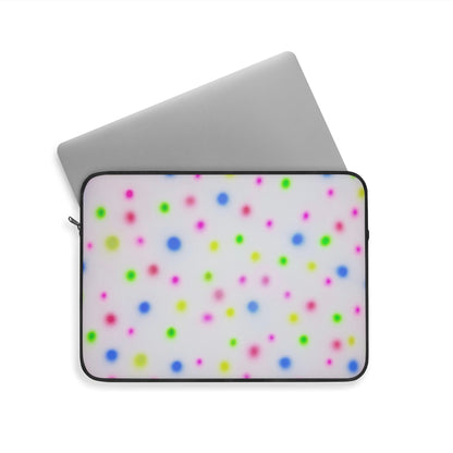 "birthday cake polka dot" airbrush laptop sleeve