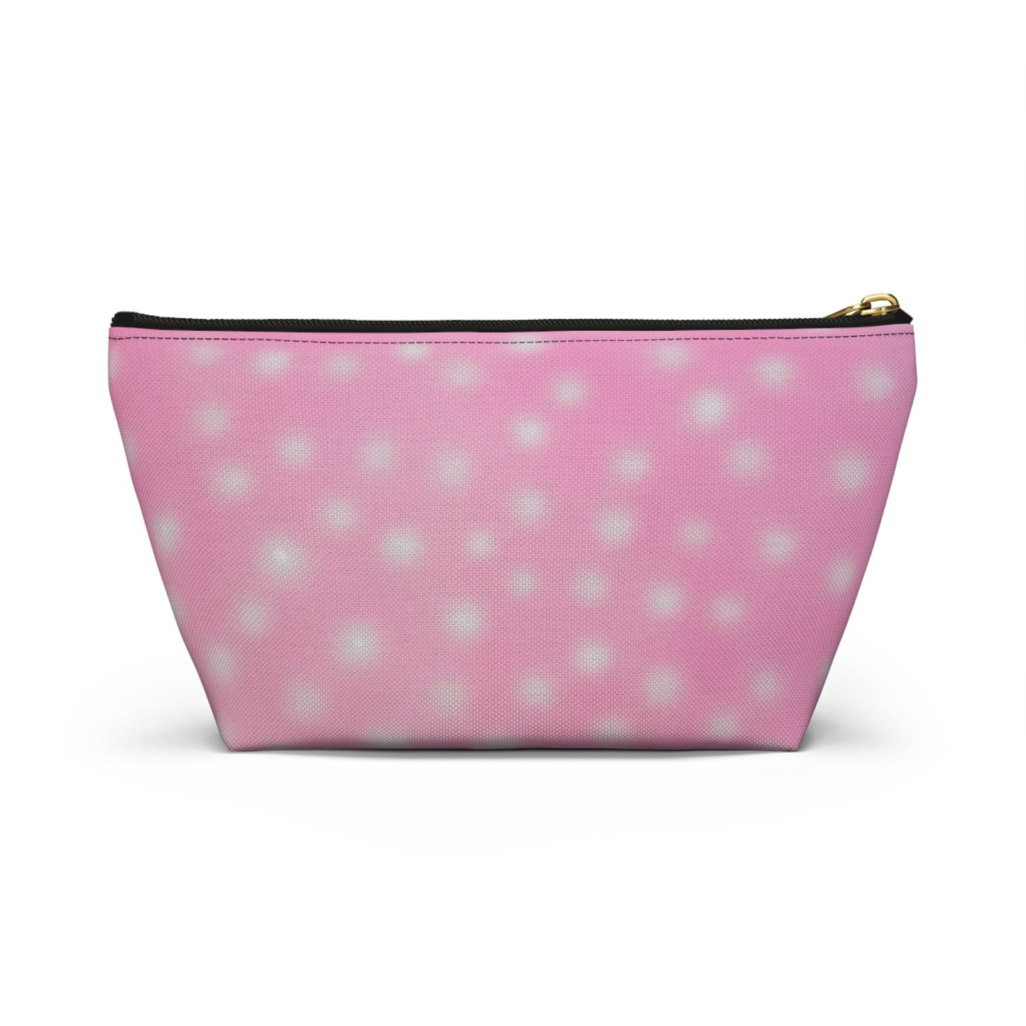 "strawberry swirl polka dot" airbrush makeup pouch