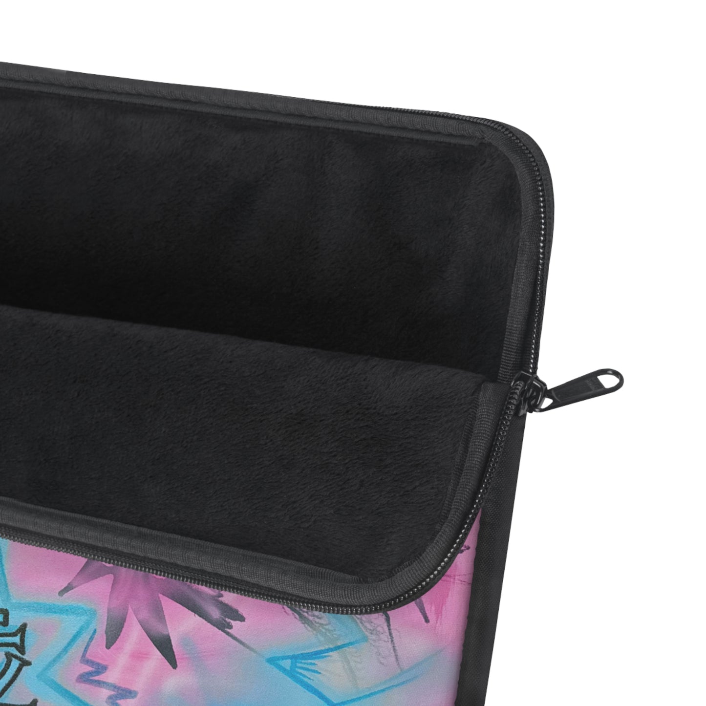 "avant le ski" airbrush laptop sleeve