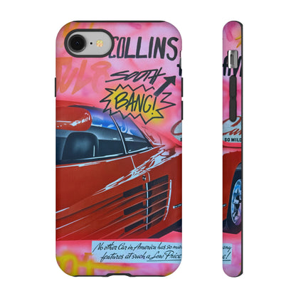 "miami momentos" airbrush iPhone case