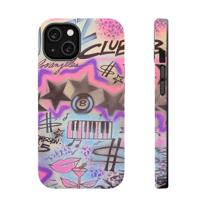 MagSafe "jazz club" airbrush iPhone case