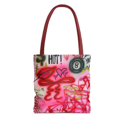 "IT girl" airbrush tote bag