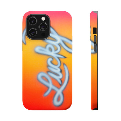 MagSafe "lucky" airbrush iPhone case