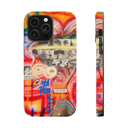 MagSafe limited edition "get busy" airbrush iPhone case