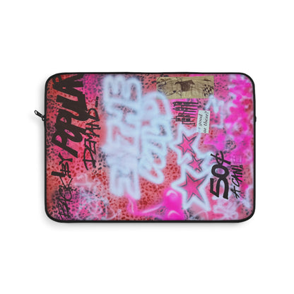 "in the wild" airbrush laptop sleeve