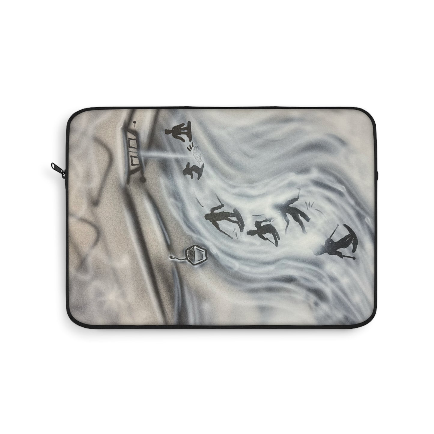 "arctic avalanche" airbrush laptop sleeve