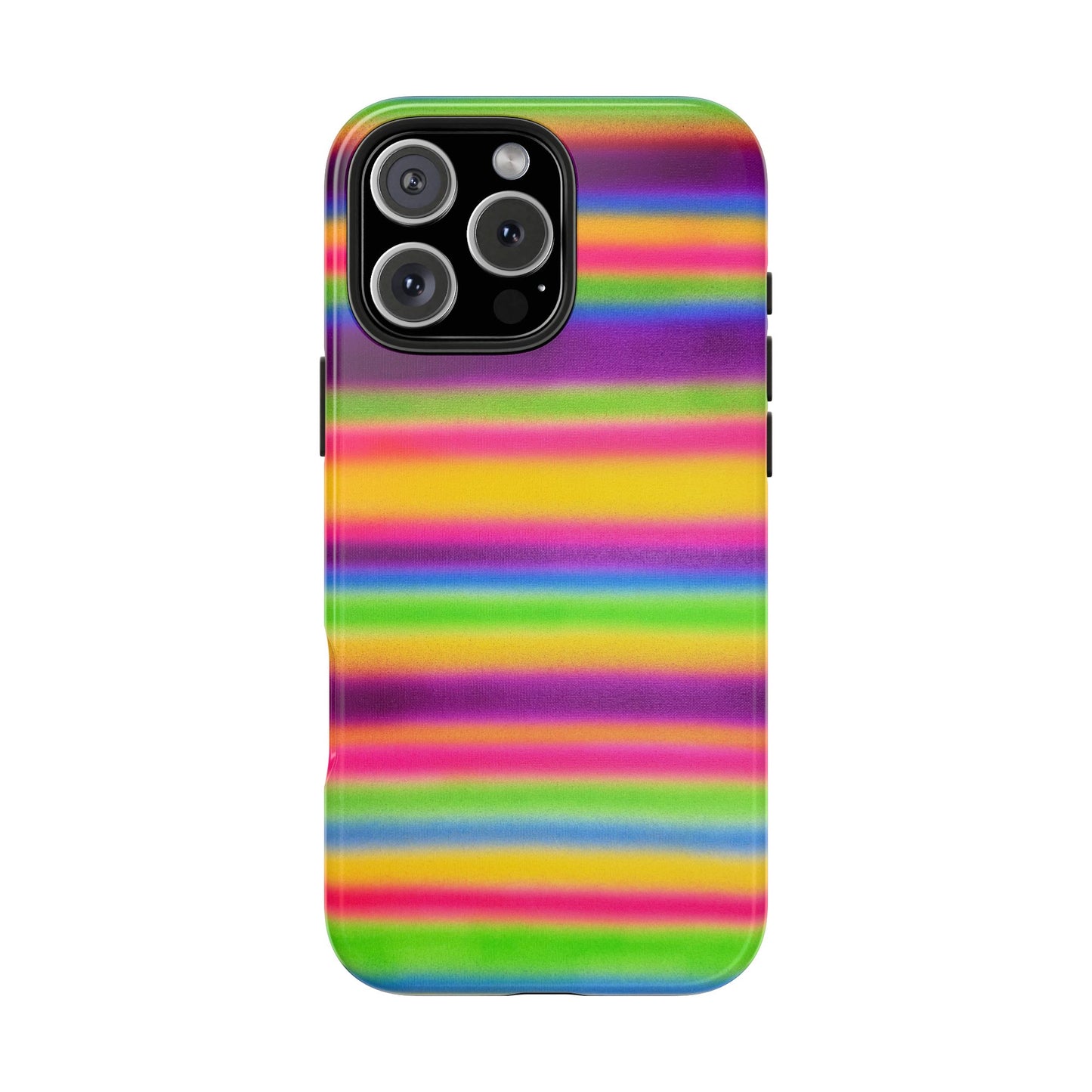 "colorful stripes" airbrush iPhone case