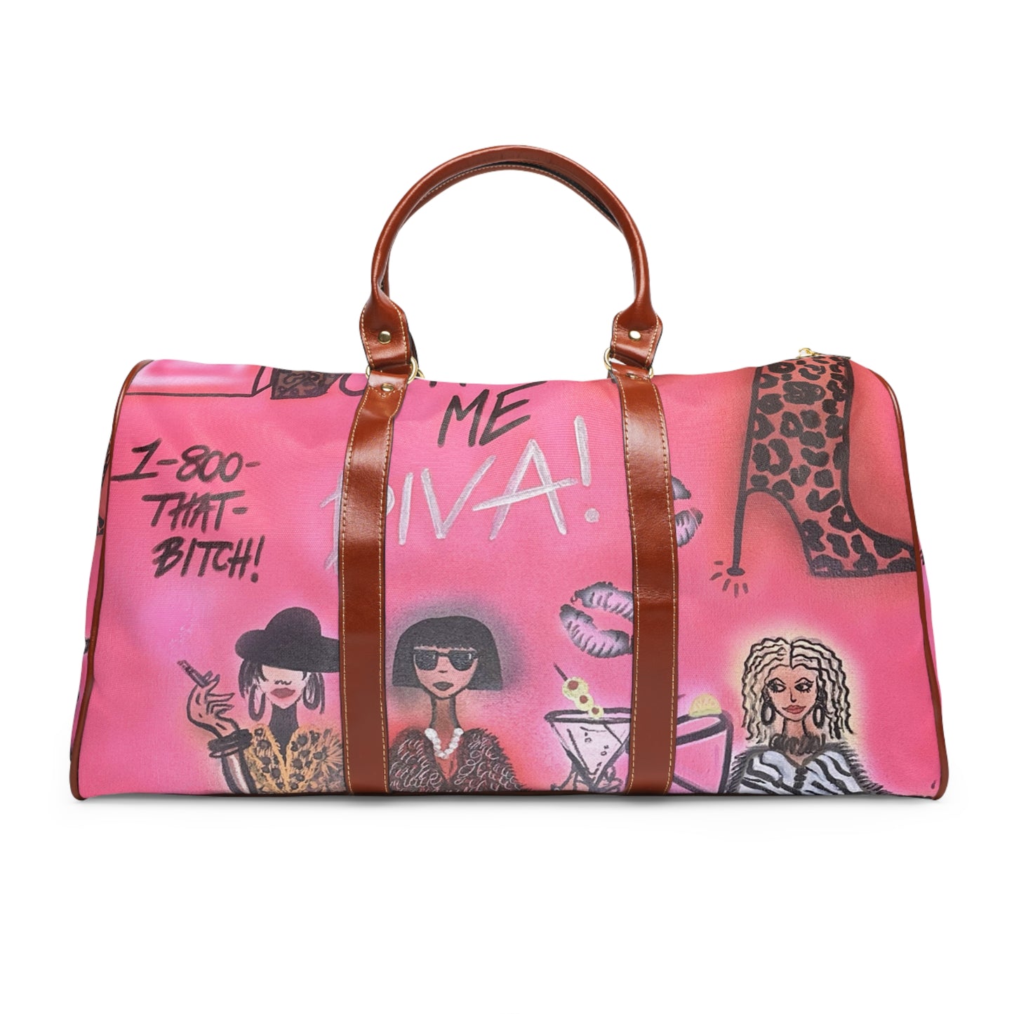"party diva" airbrush waterproof travel bag