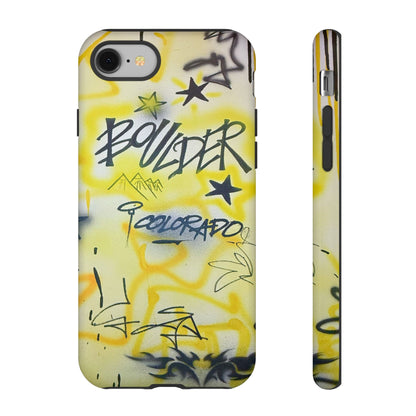 "boulder" airbrush iPhone case