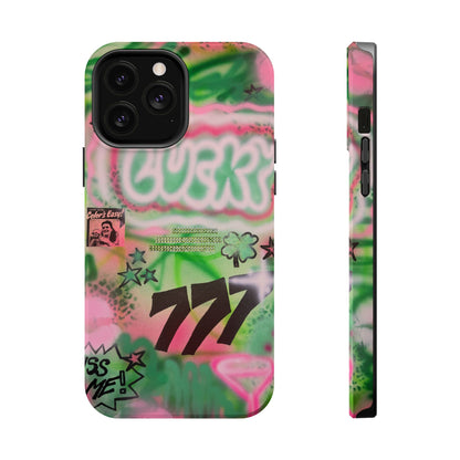 MagSafe "so lucky" airbrush iPhone case