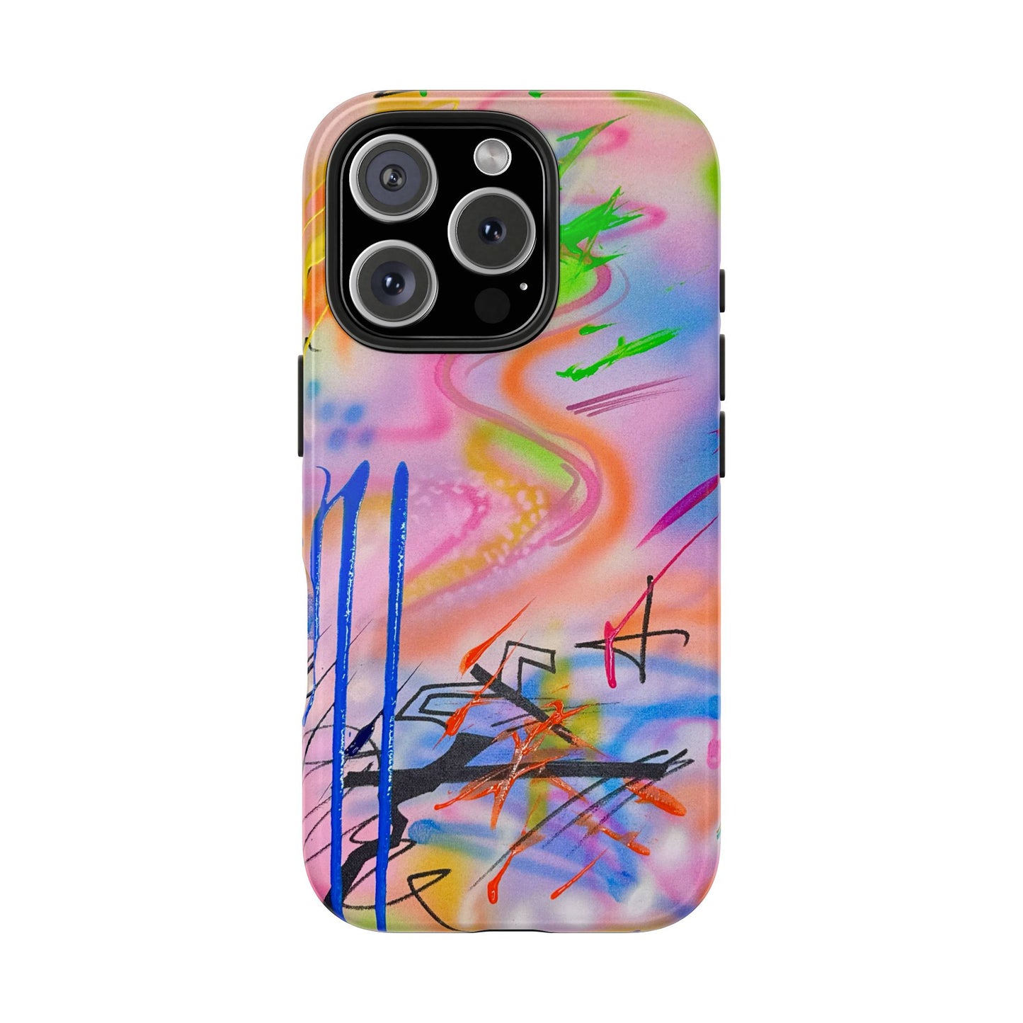 "neon haze" airbrush iPhone case