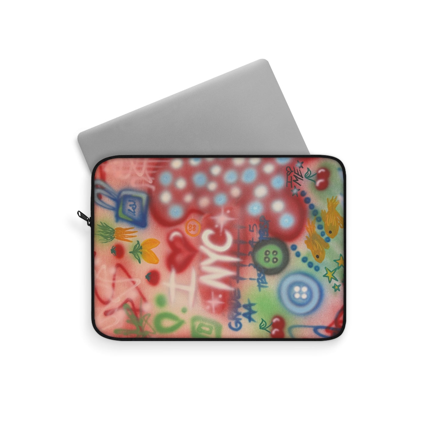 "i <3 NYC" airbrush laptop sleeve