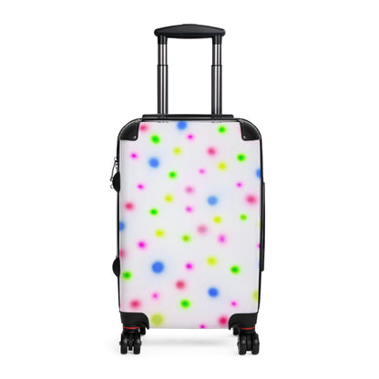 "birthday cake polka dot" airbrush suitcase