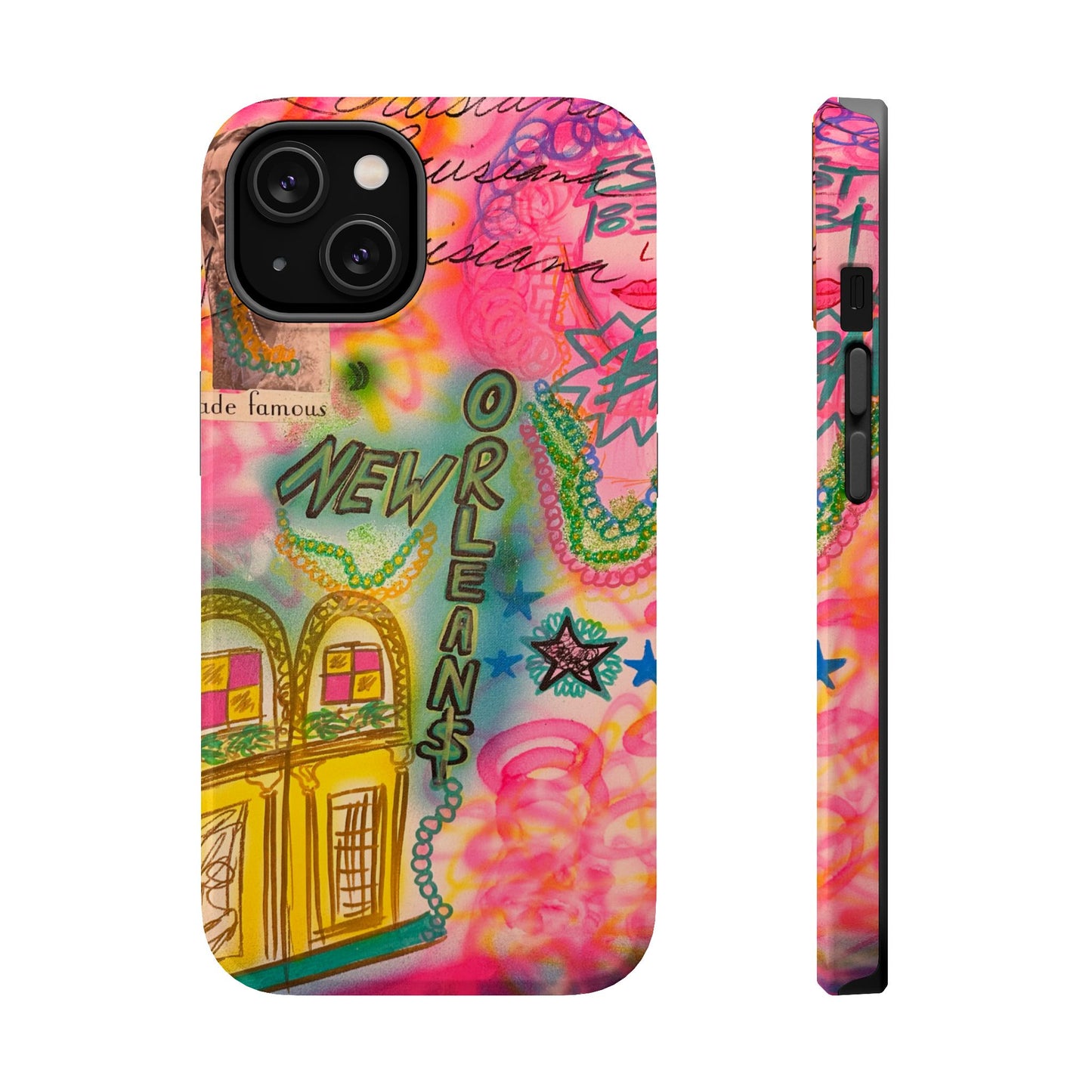 MagSafe "new orleans, la" airbrush iPhone case