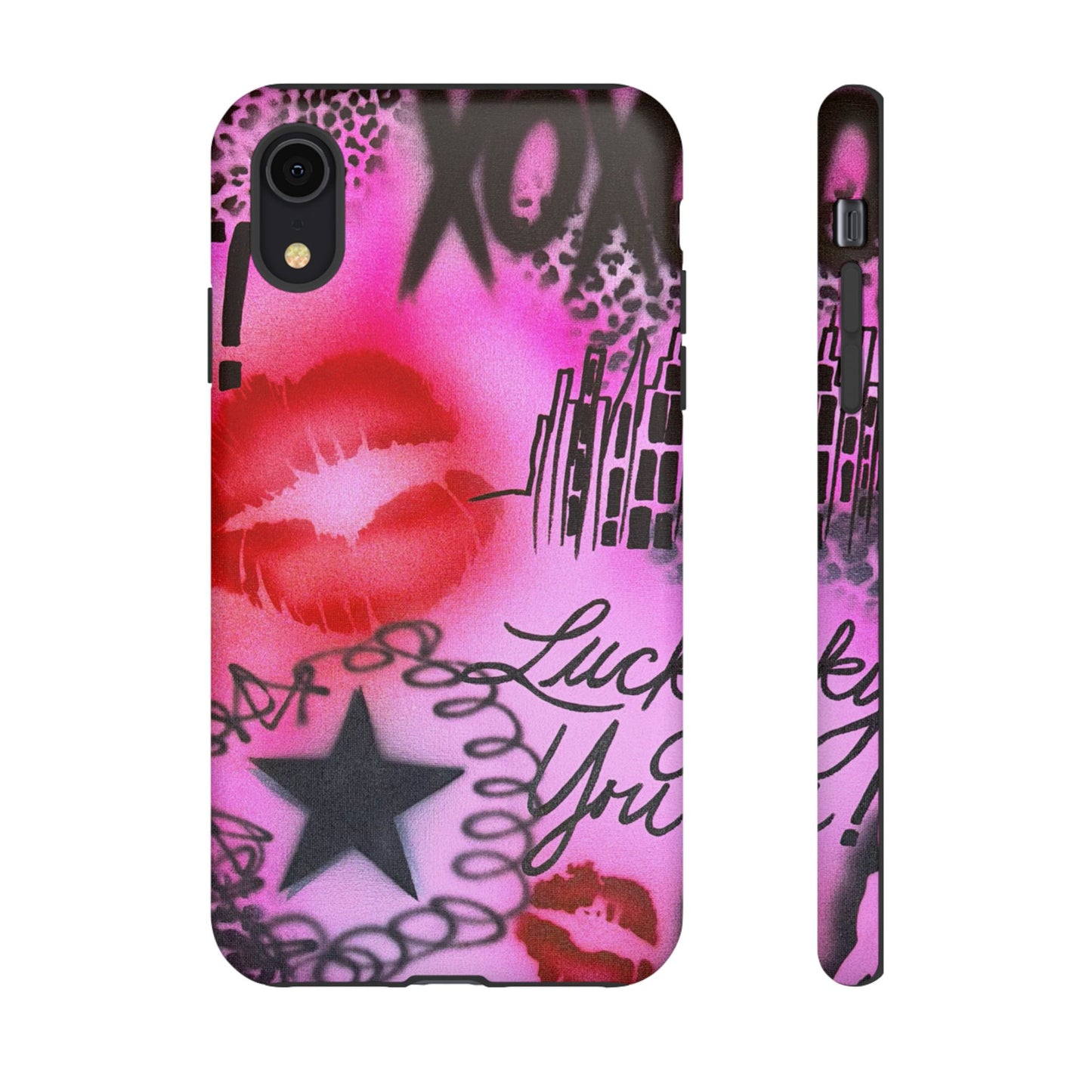 "ulterior motive" airbrush iPhone case