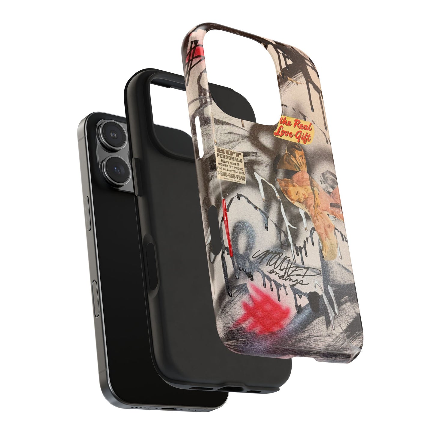 "real love" airbrush iPhone case