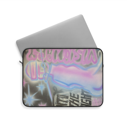 "into the night pt. 2" airbrush laptop sleeve