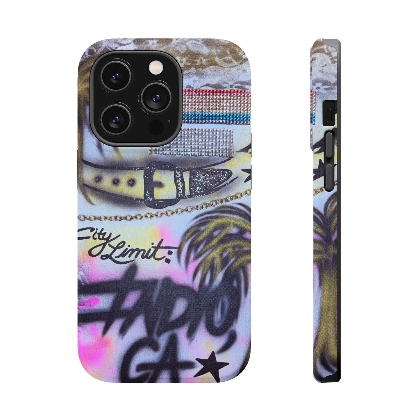 MagSafe "indio, ca" airbrush iPhone case