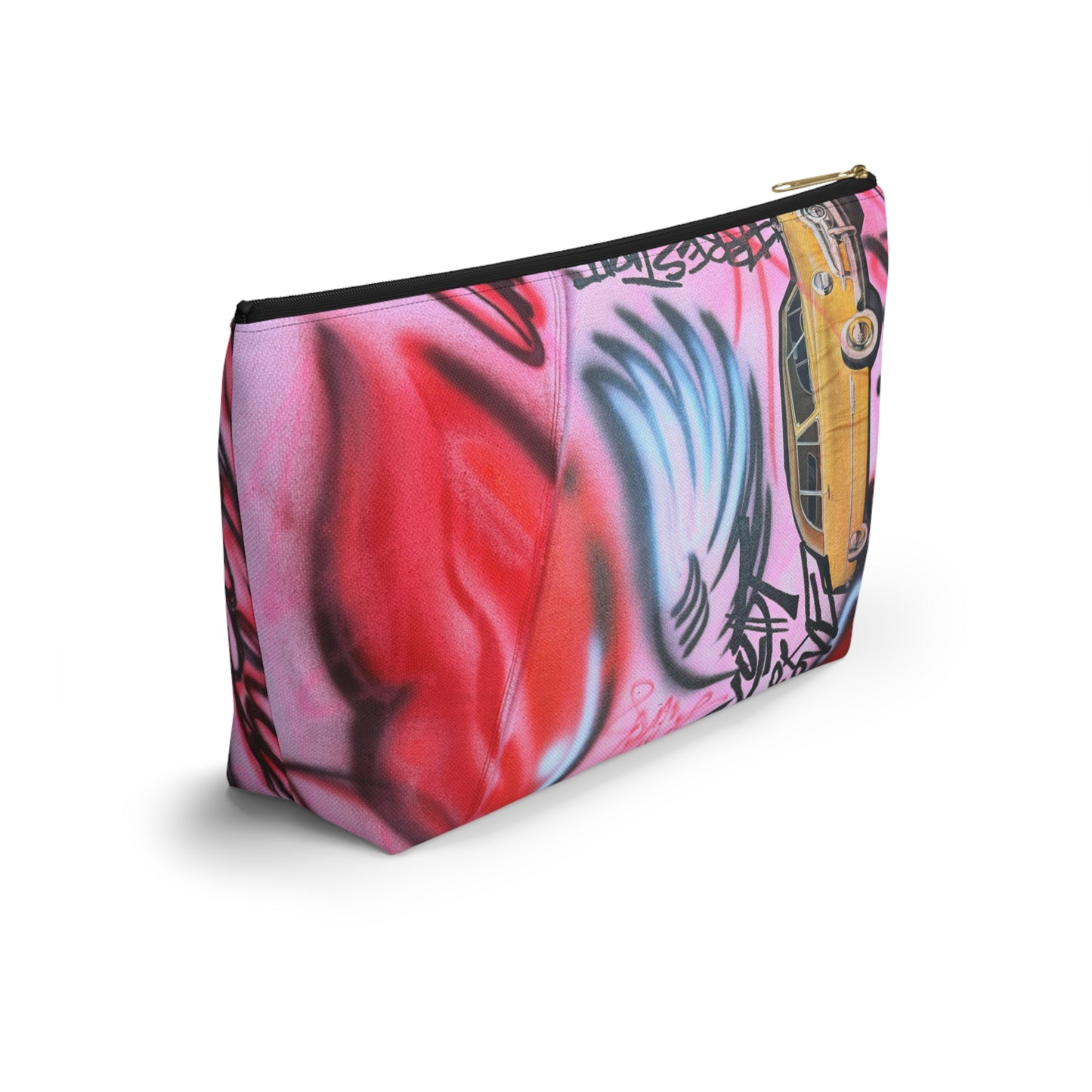 "lust or love" airbrush makeup pouch