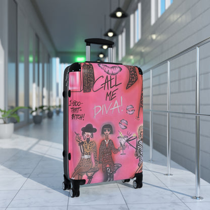 "party diva" airbrush suitcase