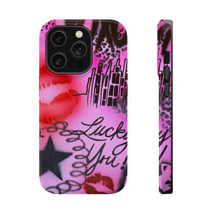 MagSafe "ulterior motive" airbrush iPhone case
