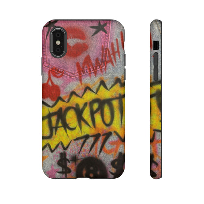 "JACKPOT!" airbrush iPhone case