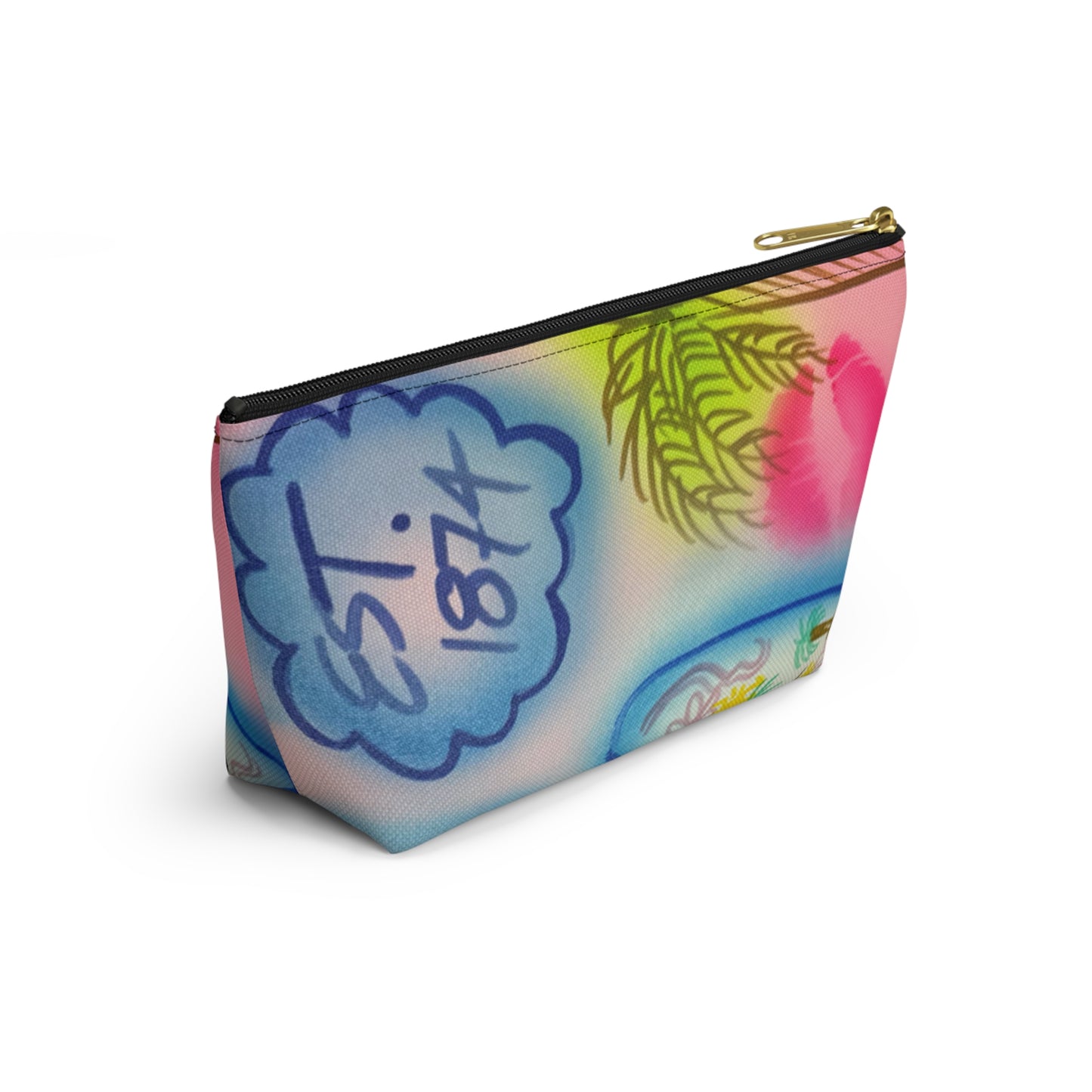 "in the wave" airbrush makeup pouch