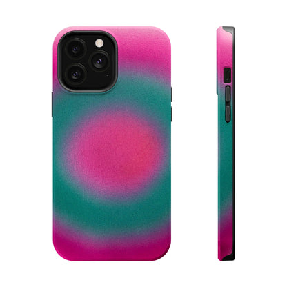 MagSafe "watermelon swirl aura" airbrush iPhone case