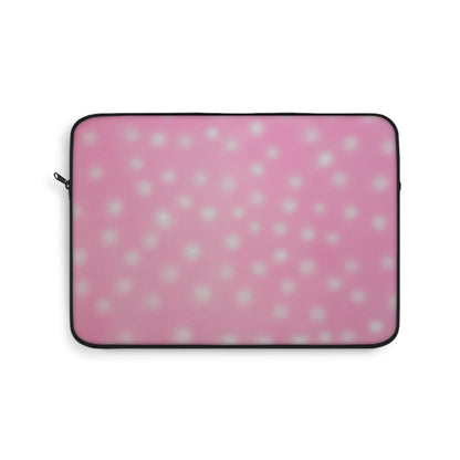 "strawberry swirl polka dot" airbrush laptop sleeve