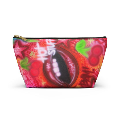 "hot stuff" airbrush makeup pouch