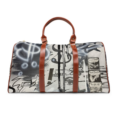 "monochrome mood" airbrush waterproof travel bag