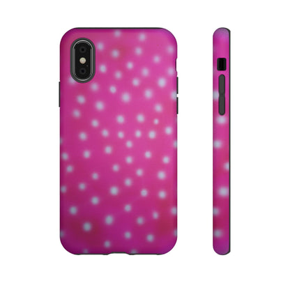 "bubblegum polka dot" airbrush iPhone case