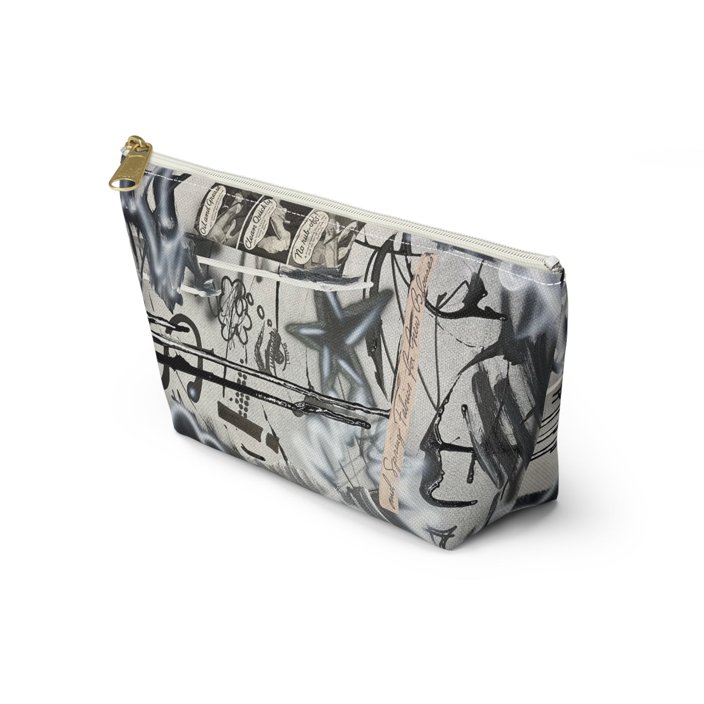 "monochrome mood" airbrush makeup pouch