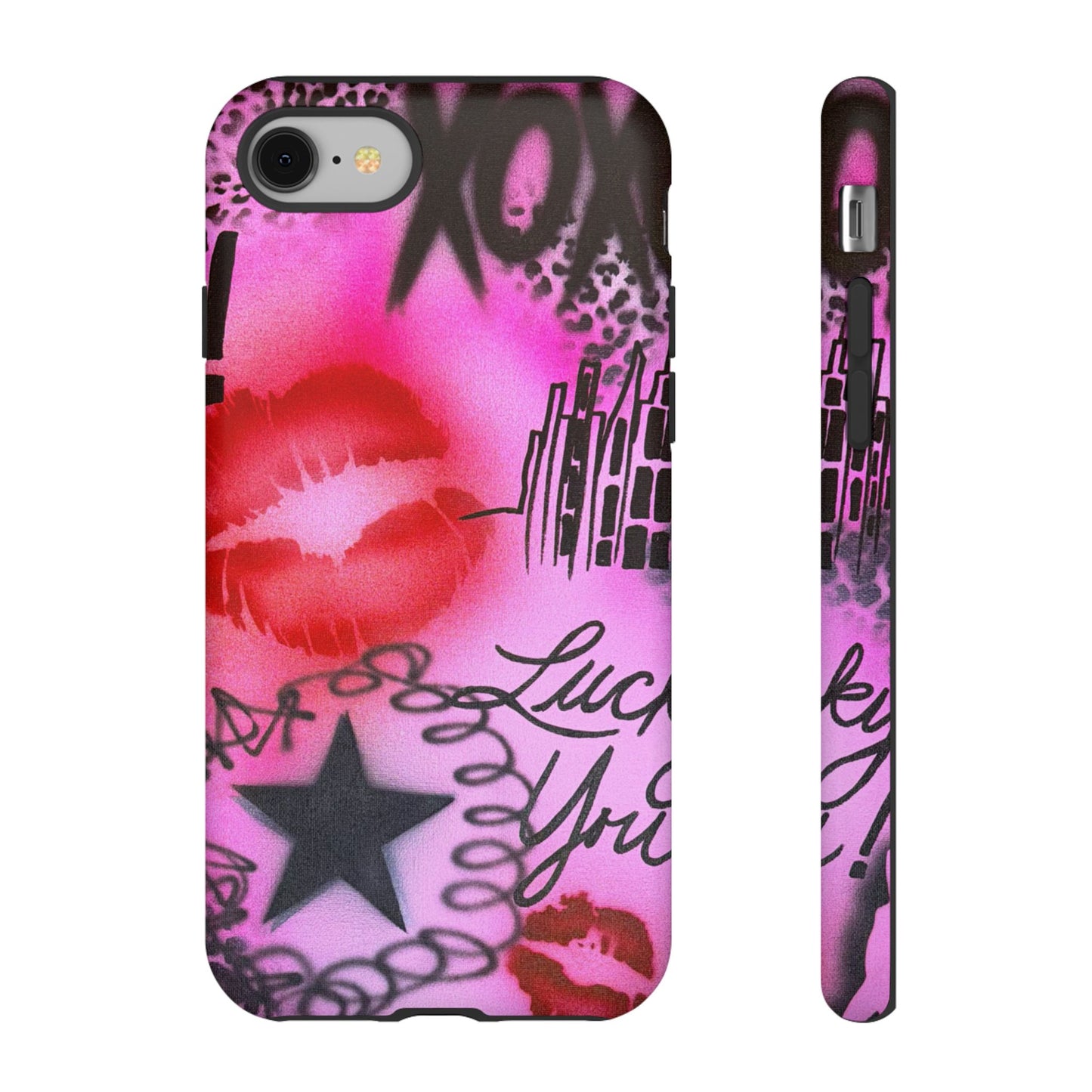 "ulterior motive" airbrush iPhone case