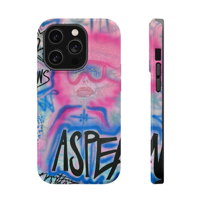 MagSafe "aspen aspirations" airbrush iPhone case