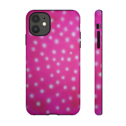 "bubblegum polka dot" airbrush iPhone case