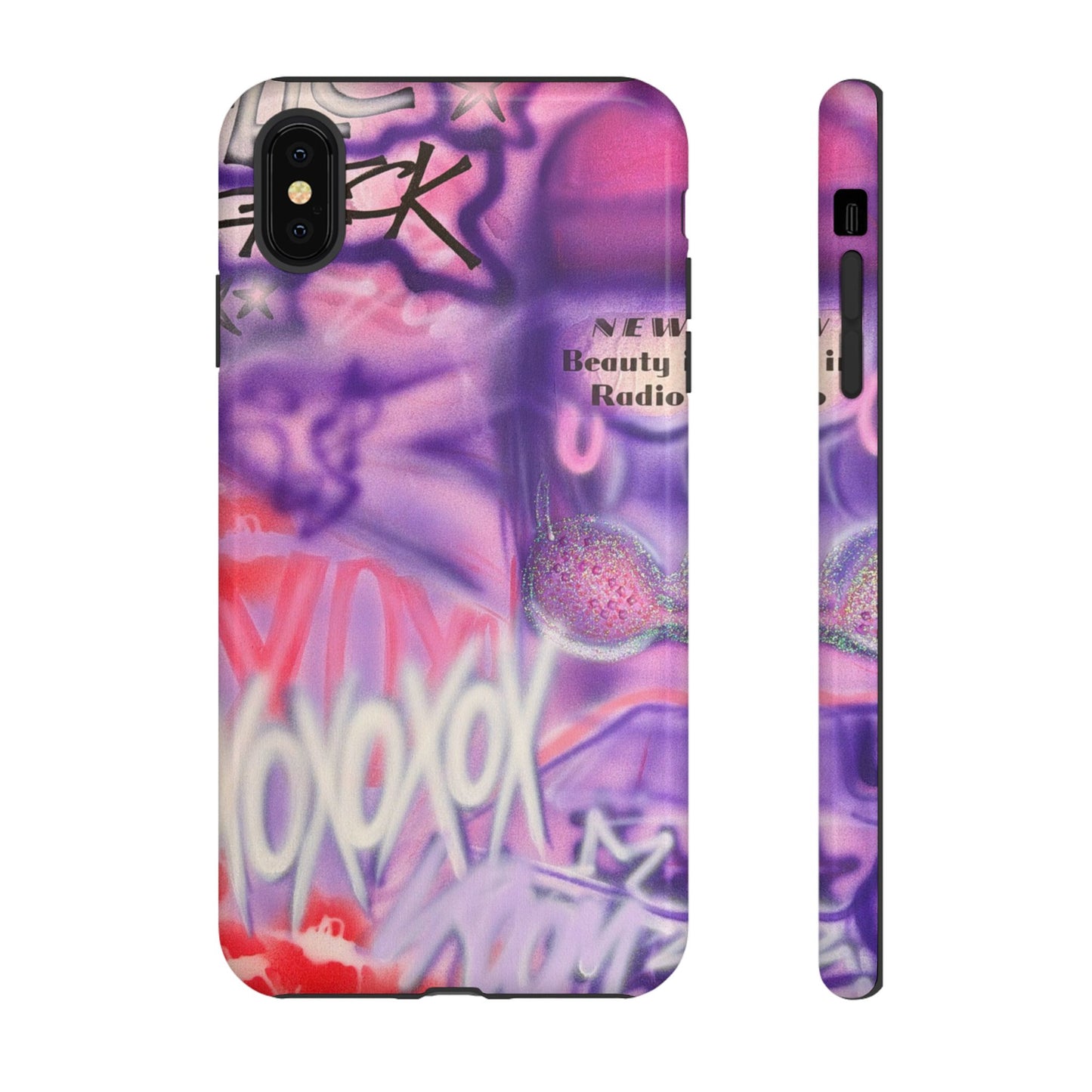 "mic check" airbrush iPhone case