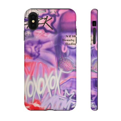 "mic check" airbrush iPhone case
