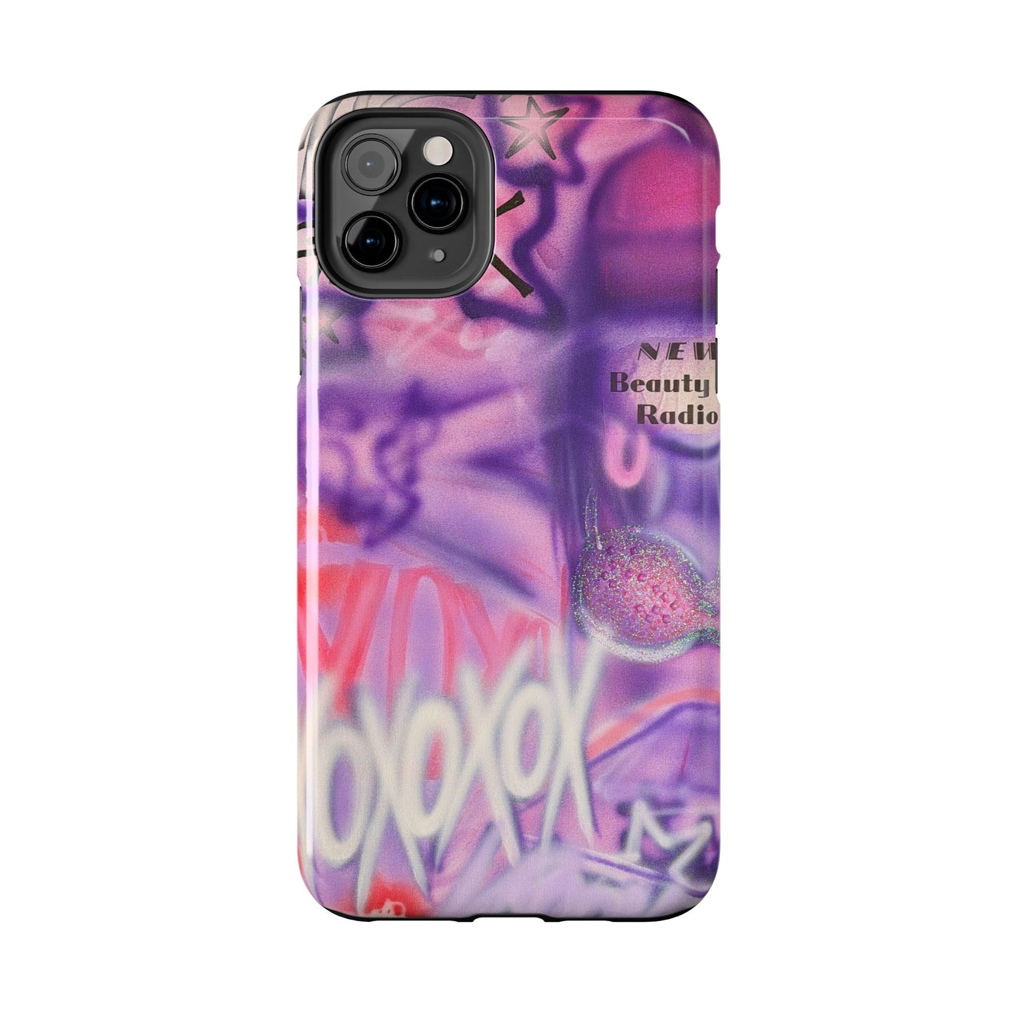 "mic check" airbrush iPhone case