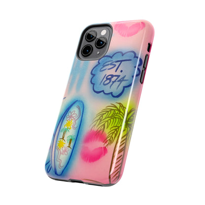 "in the wave" airbrush iPhone case