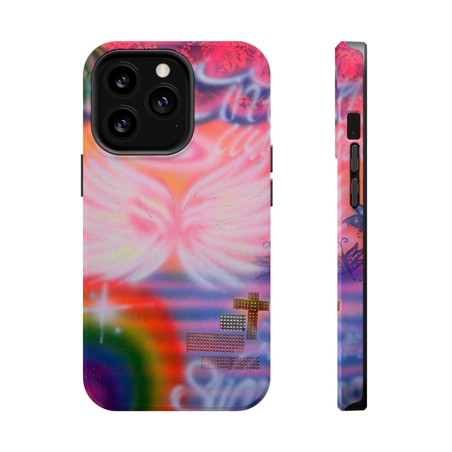 MagSafe "summer bliss" airbrush iPhone case